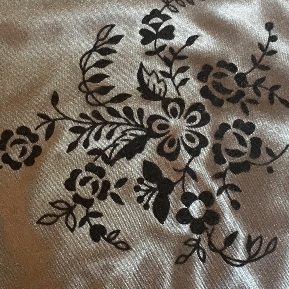 Silver Floral Halter Party Dress Size XS - Picture 4 of 6